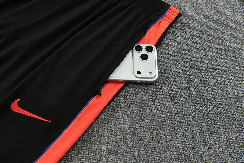 Paris Saint Germain Half-Pull Trainingspak 'Zwart' 26/27 - KINDEREN