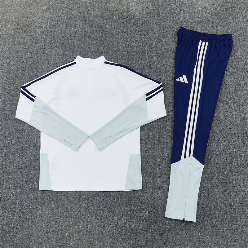 Real Madrid Half-Pull Trainingspak 'Wit' 26/27 - KINDEREN