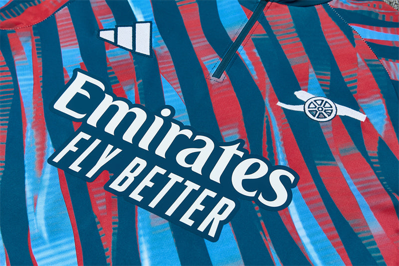 Arsenal Half-Pull Trainingspak 'Blauw-Rood' 26/27 - KINDEREN