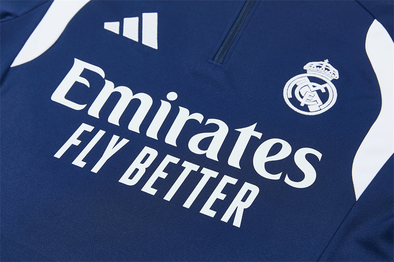 Real Madrid Half-Pull Trainingspak 'Blauw' 26/27 - VOLWASSENEN