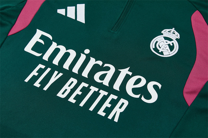 Real Madrid Half-Pull Trainingspak 'Groen' 26/27 - VOLWASSENEN