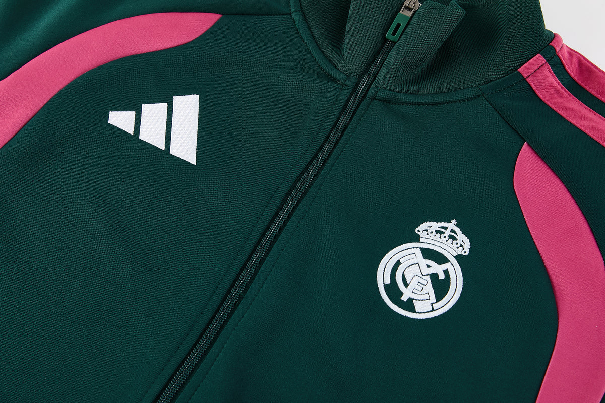 Real Madrid Full-Zip Trainingspak 26/27 'Groen' - VOLWASSENEN