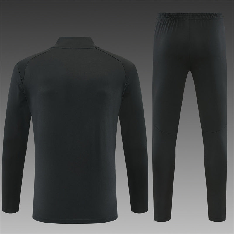 AC Milan Half-Pull Trainingspak 'Zwart' 26/27 - KINDEREN