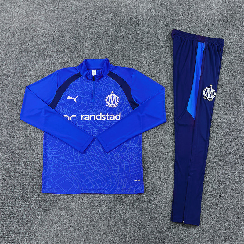 Olympique Marseille Half-Pull Trainingspak 'Blauw' 26/27 - KINDEREN
