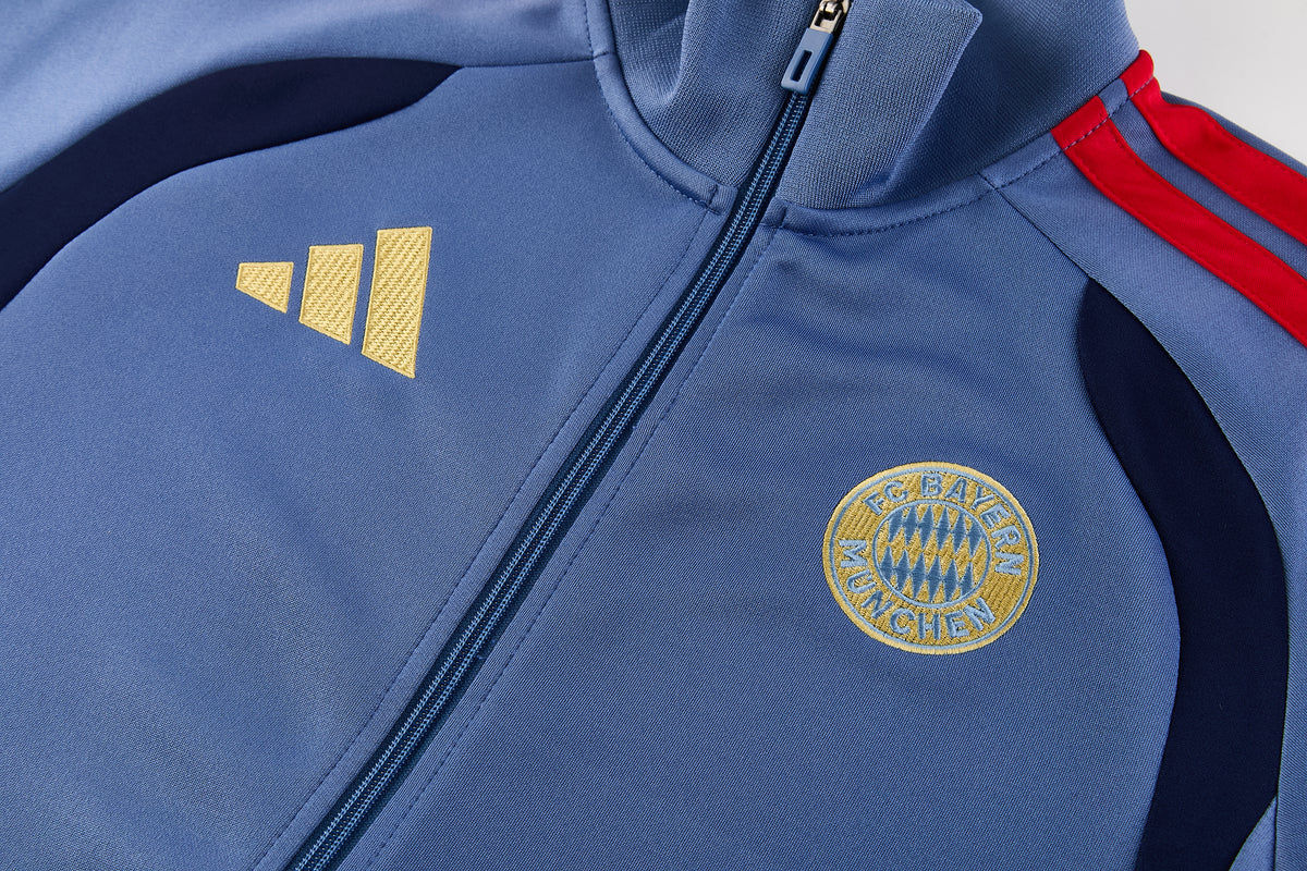 Bayern Munchen Full-Zip Trainingspak 26/27 'Blauw' - VOLWASSENEN