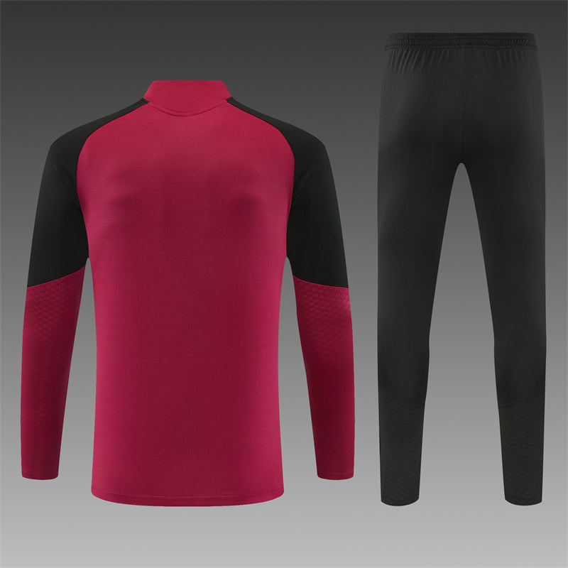 Arsenal Half-Pull Trainingspak 'Rordaux-Zwart' 26/27 - KINDEREN