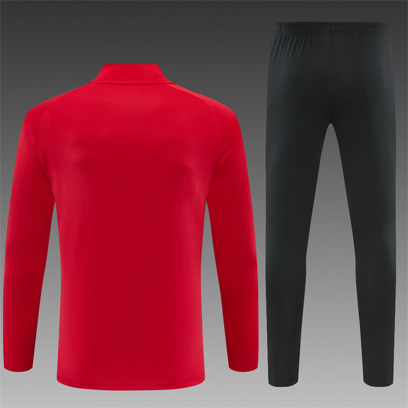 AC Milan Half-Pull Trainingspak 'Rood' 26/27 - KINDEREN