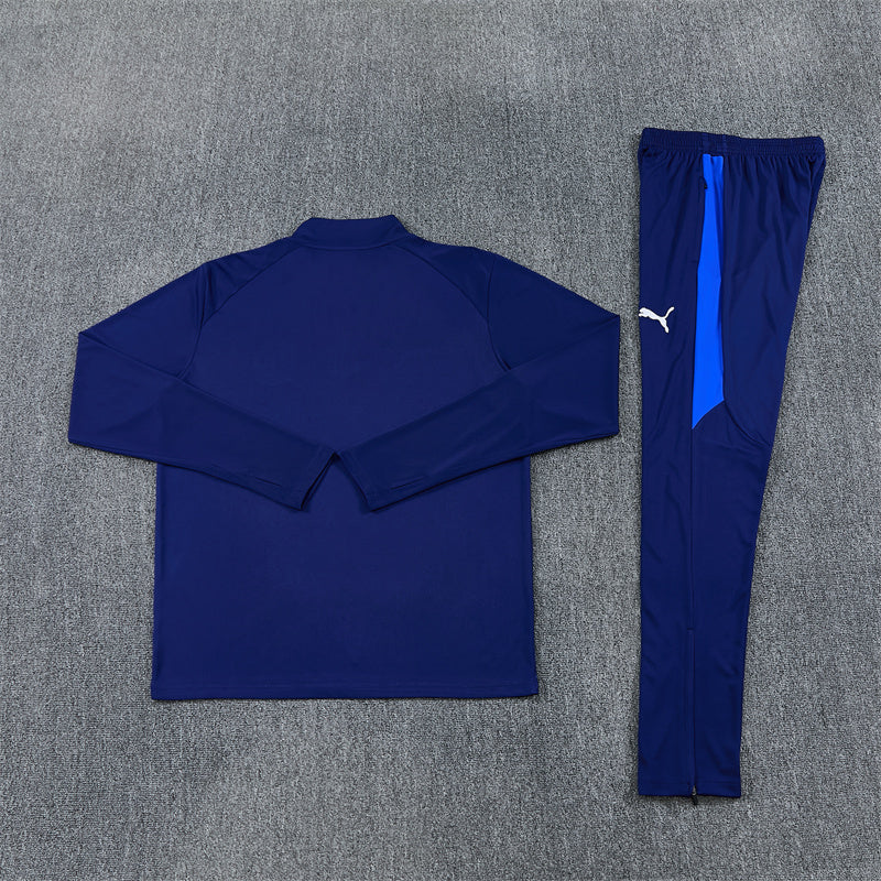 Olympique Marseille Half-Pull Trainingspak 'Koningsblauw' 26/27 - KINDEREN
