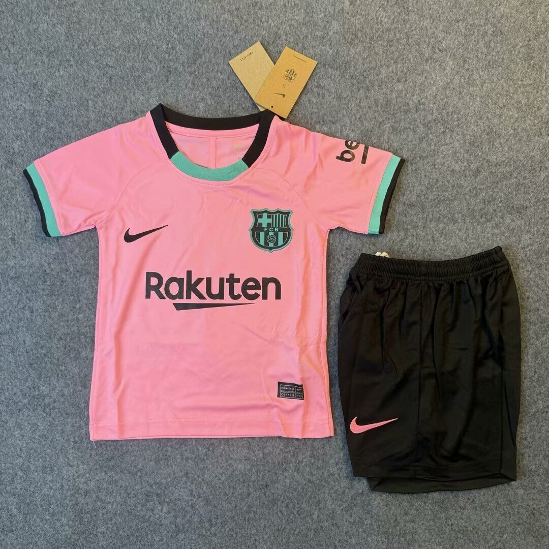 Barcelona Retro 'Derde' Voetbalkit 20/21 - KINDEREN