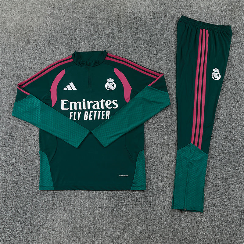 Real Madrid Half-Pull Trainingspak 'Groen' 26/27 - VOLWASSENEN