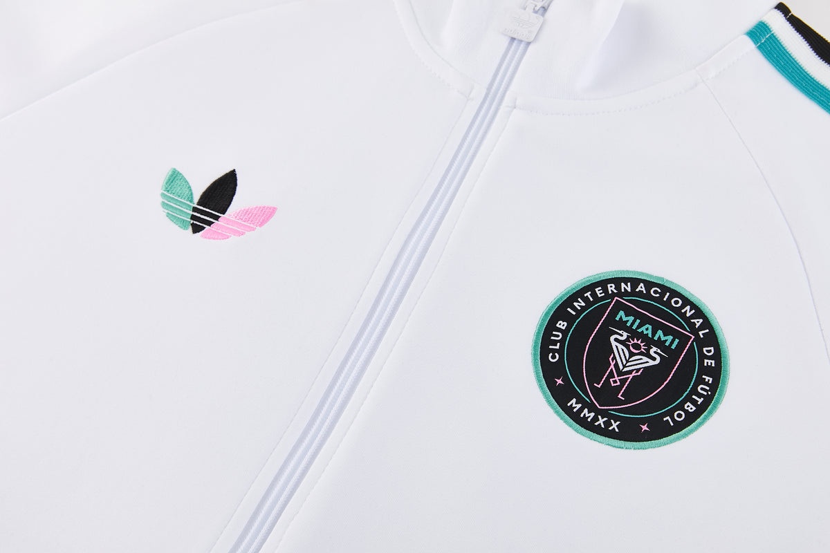 Inter Miami Full-Zip Trainingspak 26/27 'Wit' - VOLWASSENEN