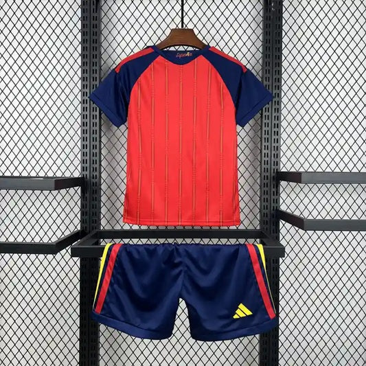 Spanje 'Thuis' Voetbalkit Incl. WK 2026 Winnaars Patch - KINDEREN