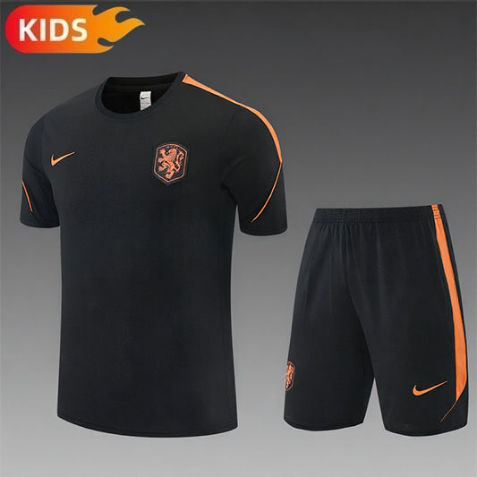 Nederland Trainingskit 'Zwart' 26/27 - KINDEREN