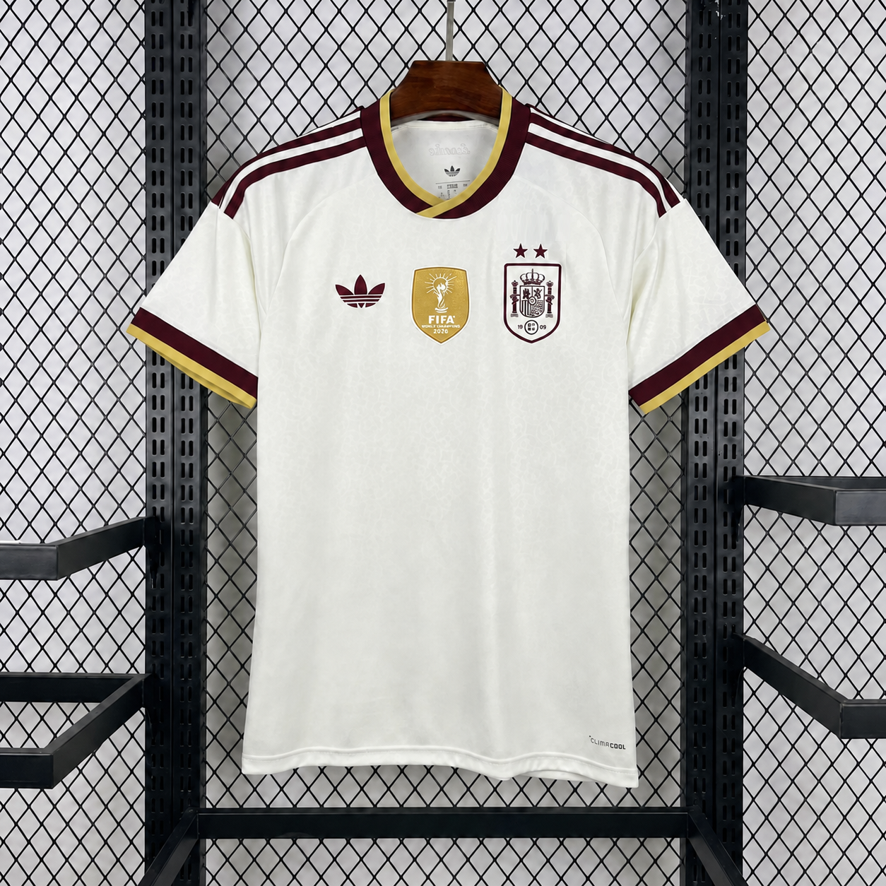 Spanje 'Uit' Voetbalshirt Incl. WK 2026 Winnaars Patch - VOLWASSENEN