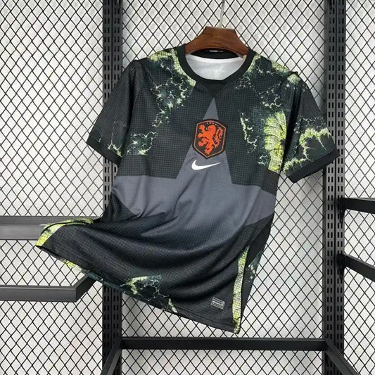 Nederland Keeper Voetbalshirt 'Zwart' 26/27 - VOLWASSENEN