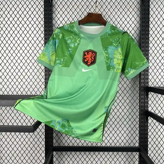 Nederland Keeper Voetbalshirt 'Groen' 26/27 - VOLWASSENEN